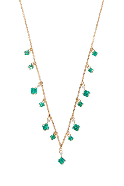 Emerald Cascade Necklace
